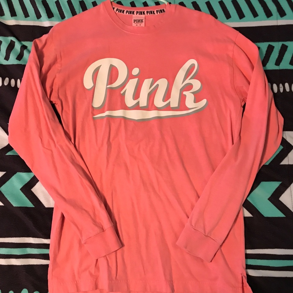 PINK Long Sleeve Tee (X-Small)